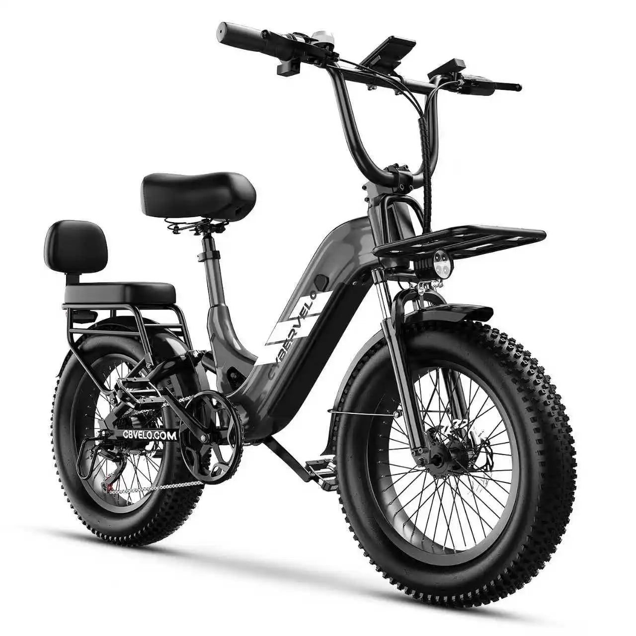 Cybervelo EK12 Step Thru Fat Tire Electric Bicycle