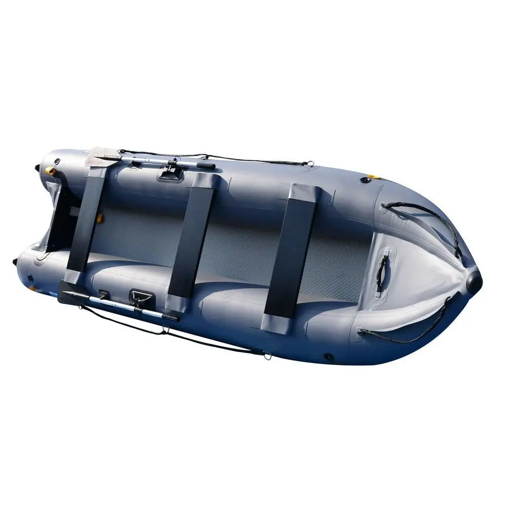 Inflatable Pontoon Boat for Three People Fishing and Kayaking