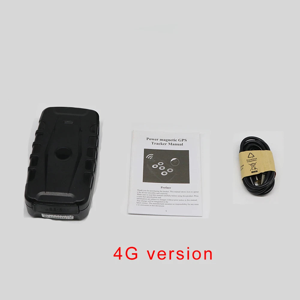 Lamariely 4G GPS Car Tracker With 20000mAh Battery IP67 Waterproof