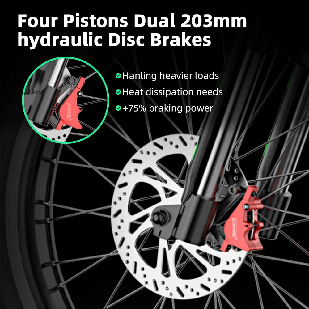 Electric Dirt Bike 6000W With 60V 25Ah Battery Full Suspension