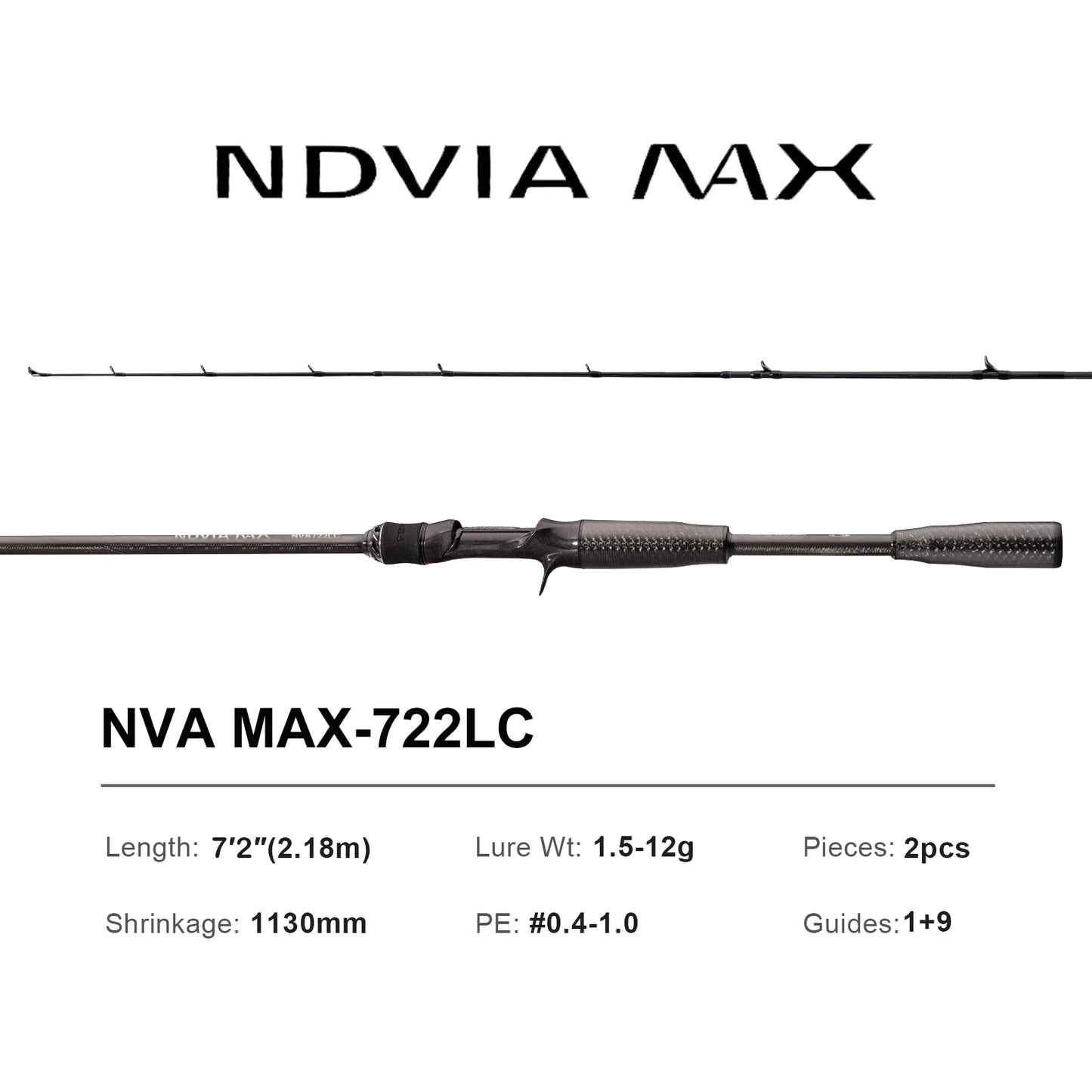 Pure-Lure NDVIA Max Ajing Eging Tubular Tip Rod Fishing Rod