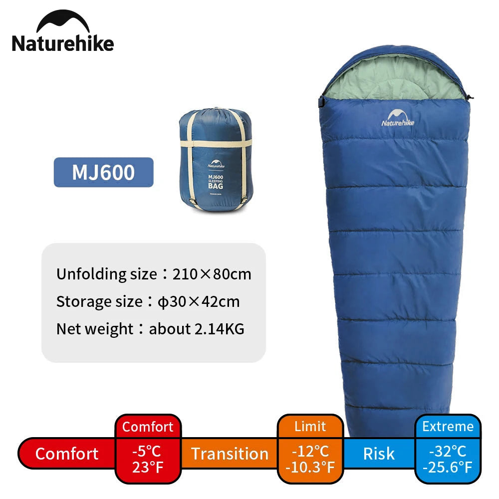 Naturehike MJ300 Ultralight Cotton Winter Sleeping Bag 4 Season Camping