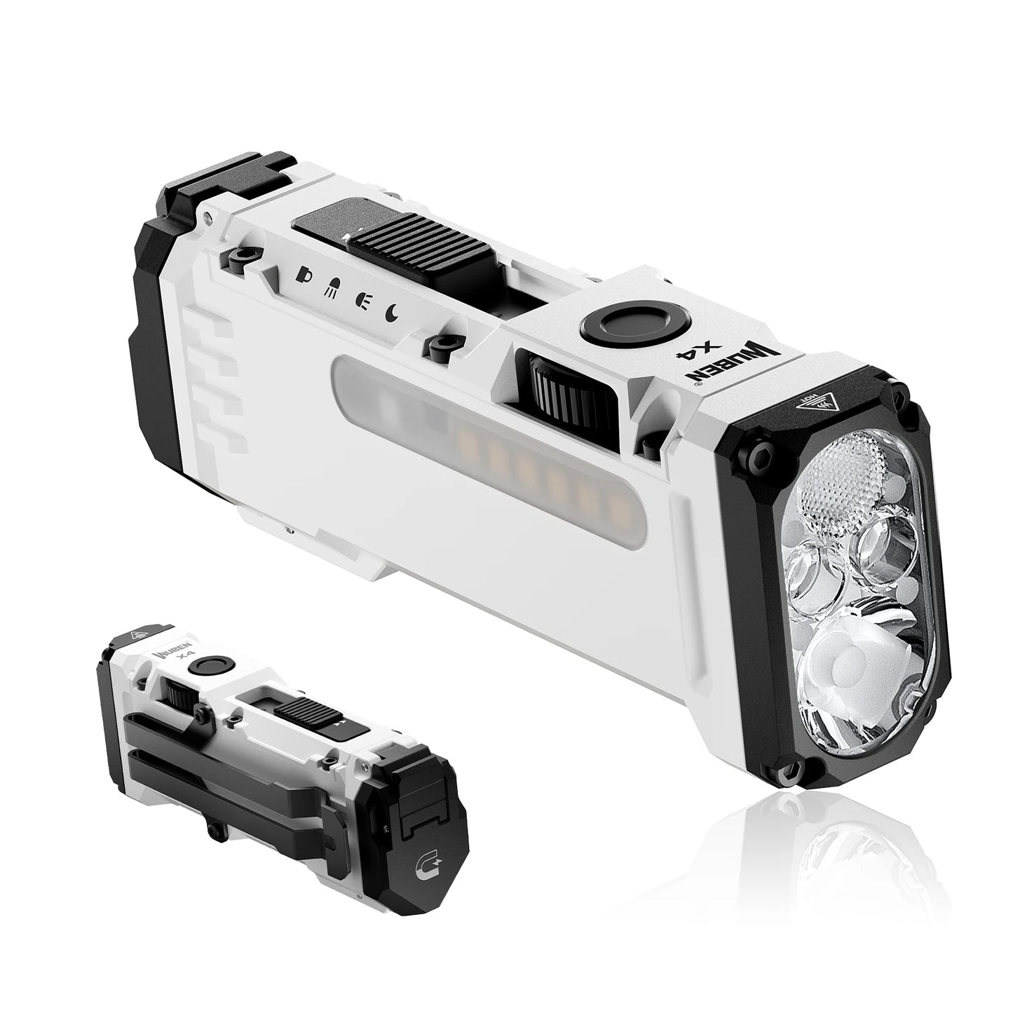 WUBEN X4 EDC Flashlight RGB 1500 Lumens IP68 Magnetic