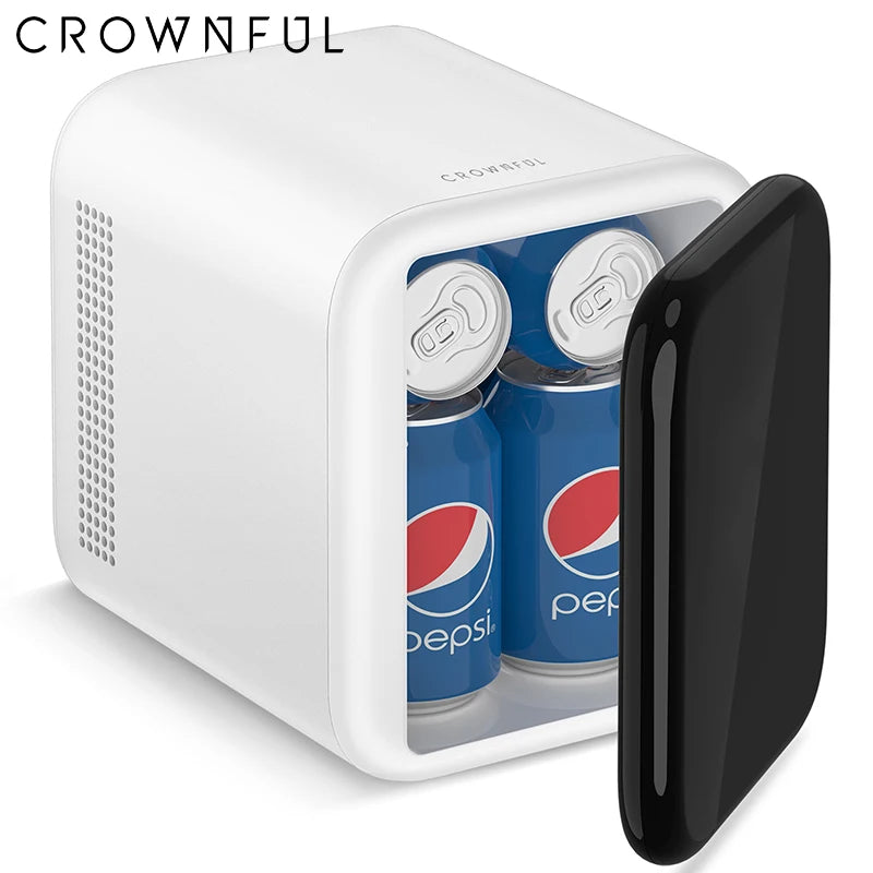 Crownful Portable Mini Fridge For Beauty Makeup Skincare