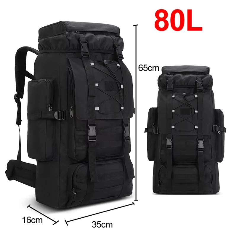 Scione Unisex Hiking Backpack Molle Trekking Rucksack