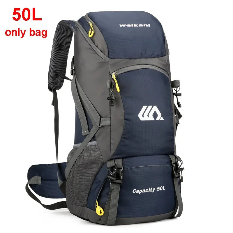 Scione Unisex Travel Backpack Nylon Water Resistant Hiking Bag