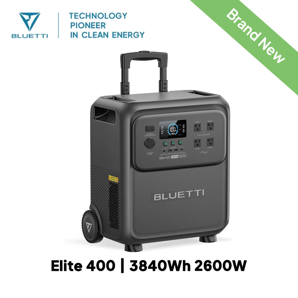 Bluetti Elite 400 Portable Power Station Solar Generator