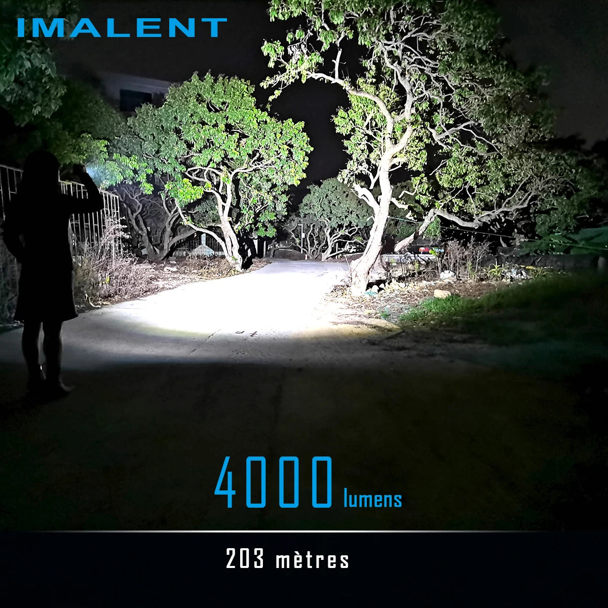 Imalent LD70 4000 Lumen Rechargeable EDC Flashlight for Camping