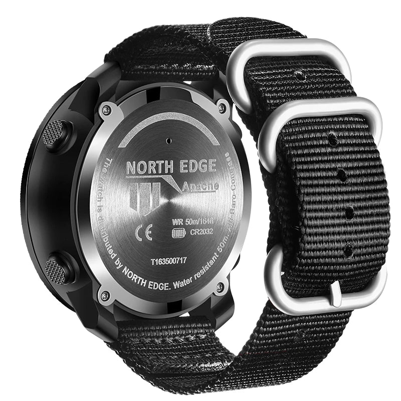NORTH EDGE Mens Digital Sport Watch Altimeter Barometer Compass