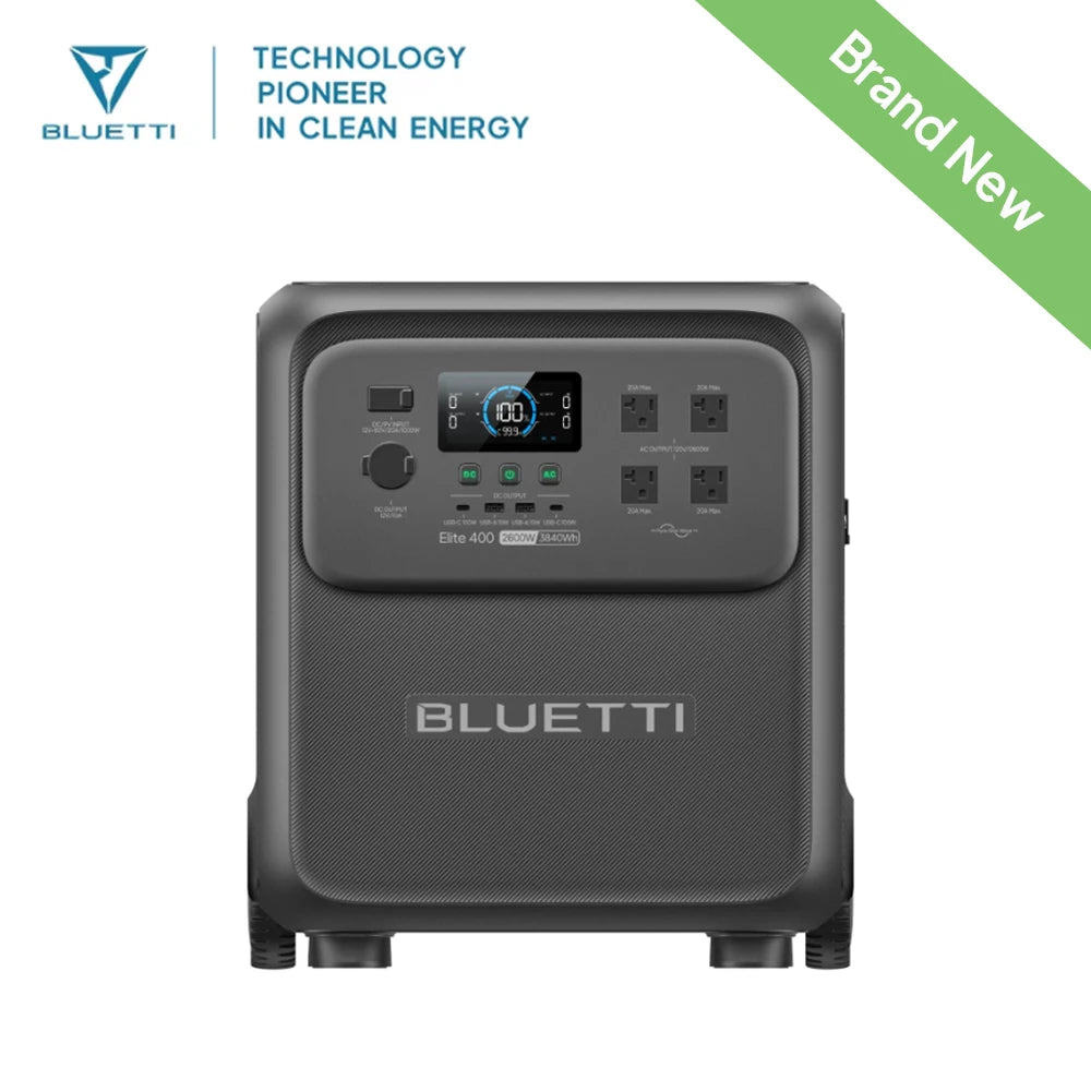 Bluetti Elite 400 Portable Power Station Solar Generator
