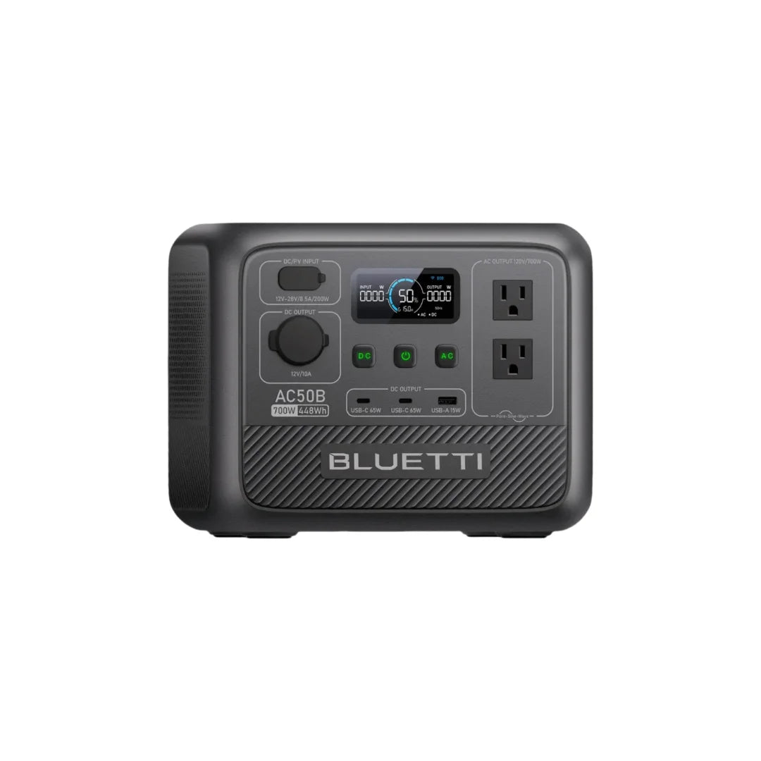 BLUETTI AC50B Portable Power Station 700W 448Wh Outdoor Emergency