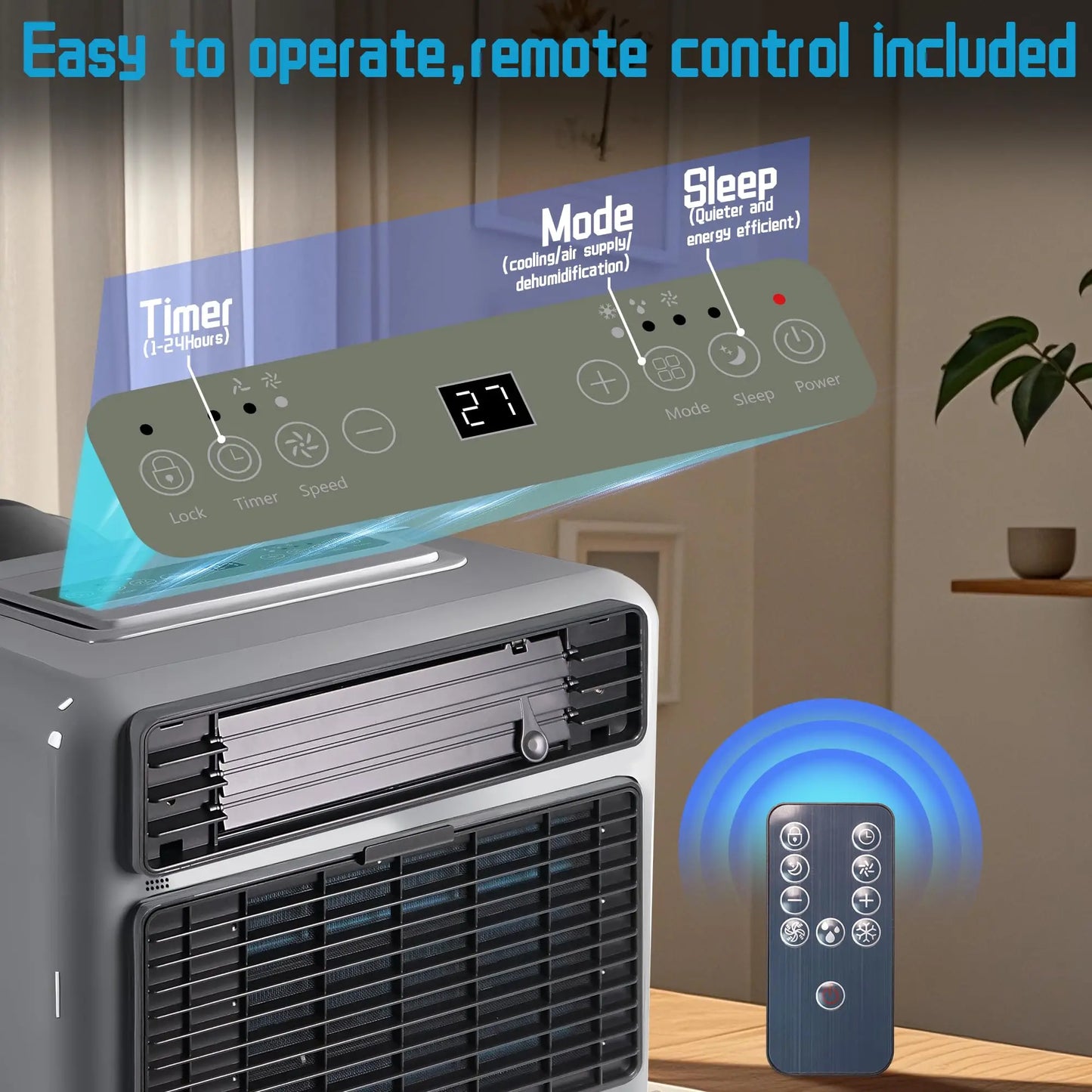 Portable Tent Air Conditioner 3300 BTU 110V For Camping