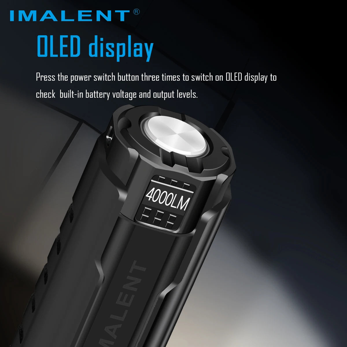 IMALENT LD70 Powerful EDC Flashlight With CREE XHP LED