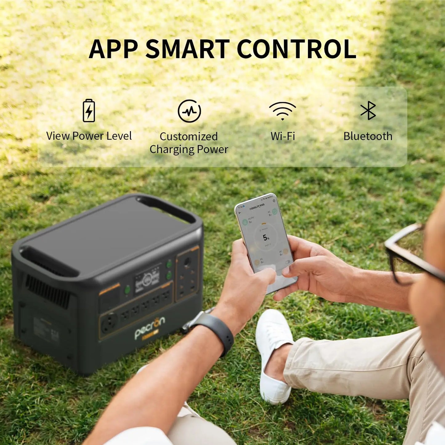 Pecron F3000LFP Portable Power Station 3072Wh LiFePO4 Battery Solar Generator