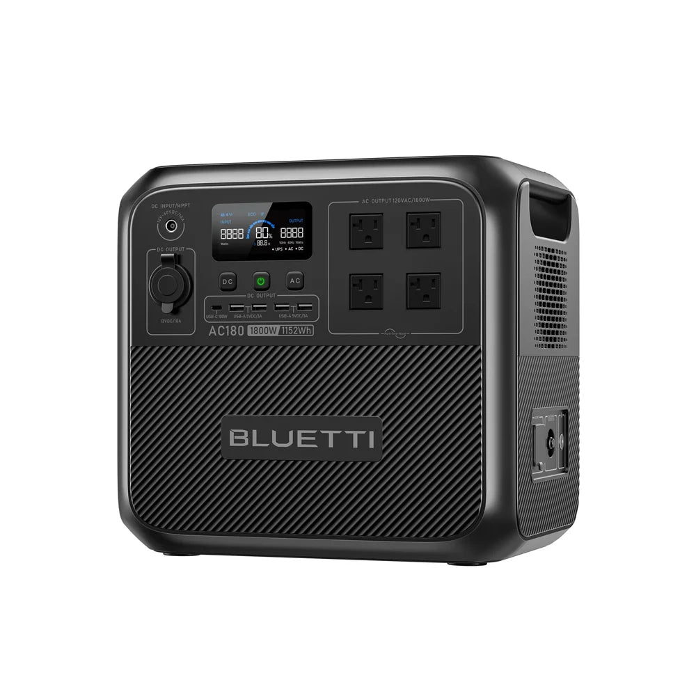 Bluetti AC180 1152Wh Portable Power Station Solar Generator