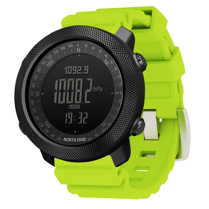 NORTH EDGE Mens Digital Sport Watch Altimeter Barometer Compass