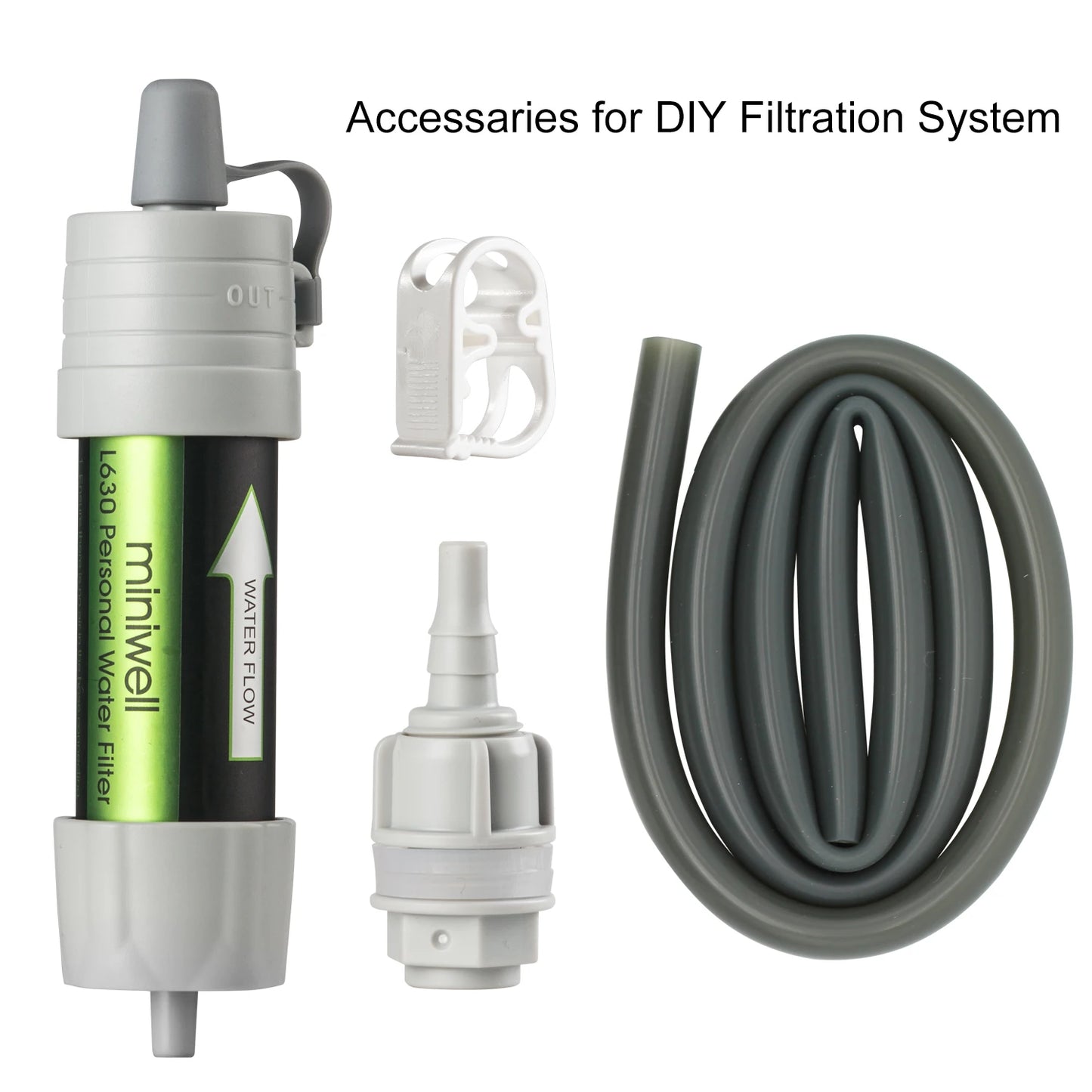 Water Purifier Straw Filter For Hiking And Survival Kit