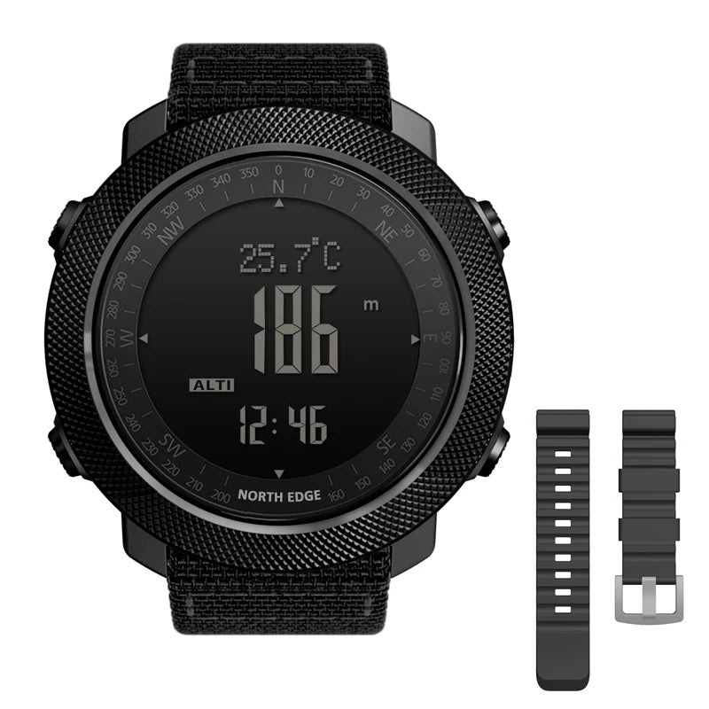 NORTH EDGE Mens Digital Sport Watch Altimeter Barometer Compass