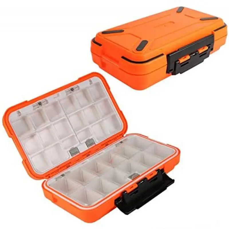 Fishing Tackle Boxes Waterproof Storage Bait Box Dual Opening