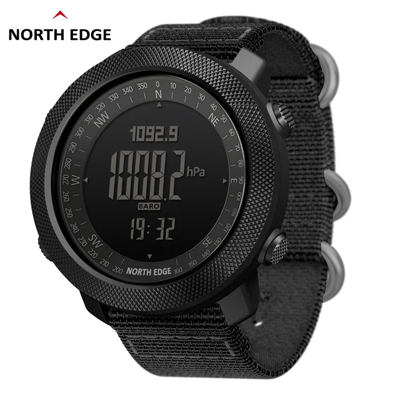 NORTH EDGE Mens Digital Sport Watch Altimeter Barometer Compass