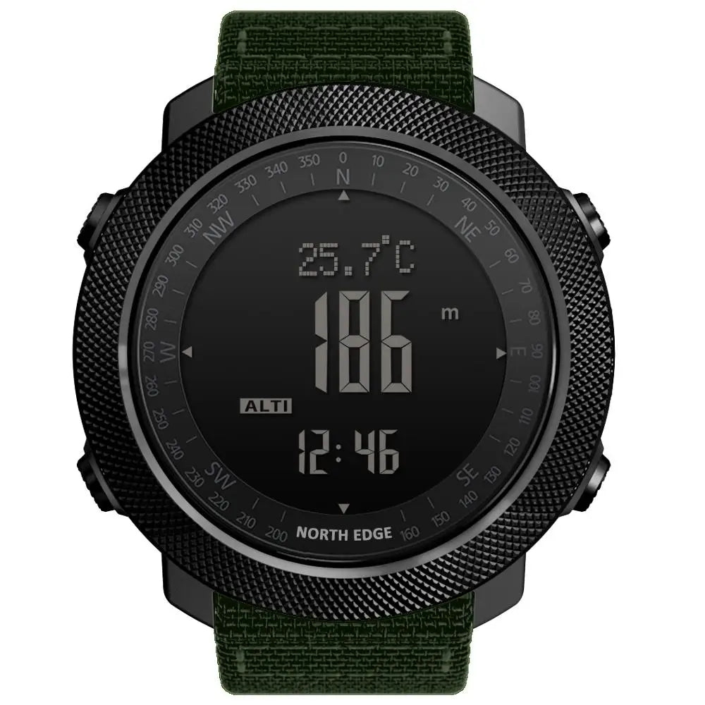NORTH EDGE Mens Digital Sport Watch Altimeter Barometer Compass