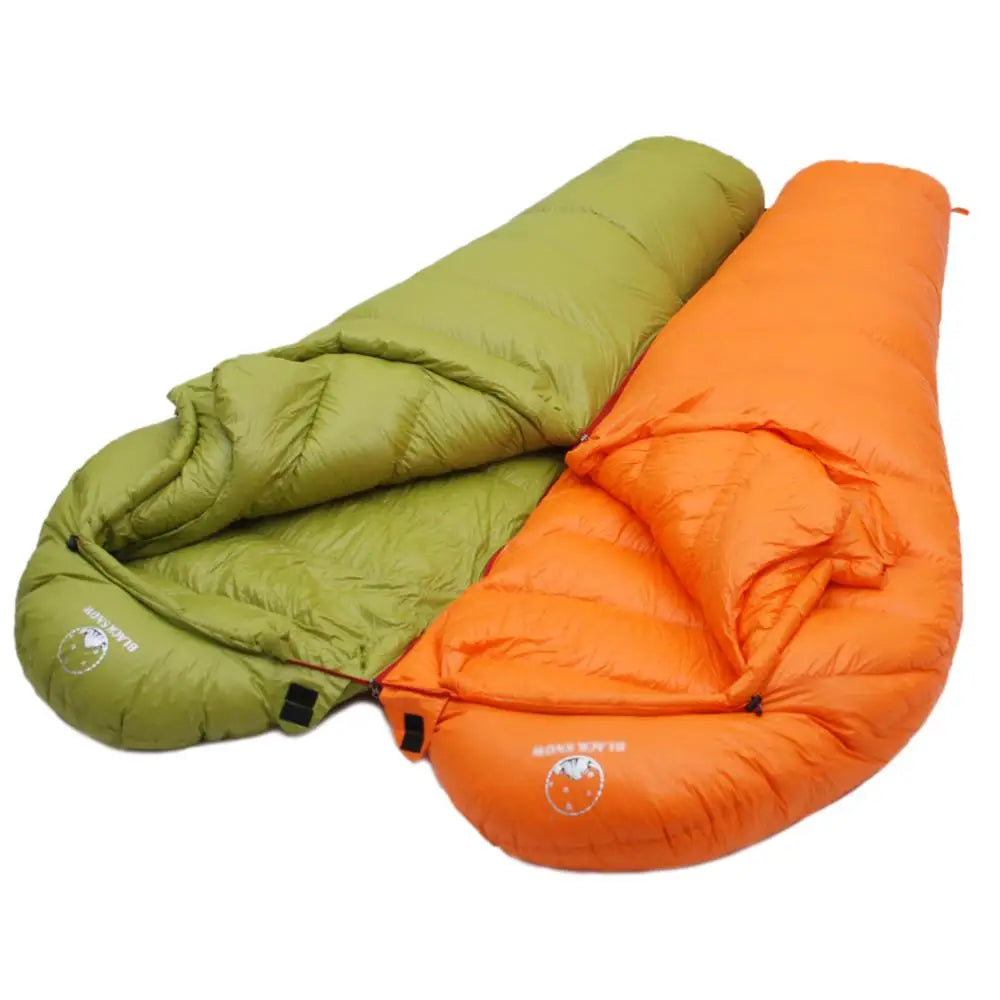 Ultralight Winter Goose Down Mummy Sleeping Bag For Adults