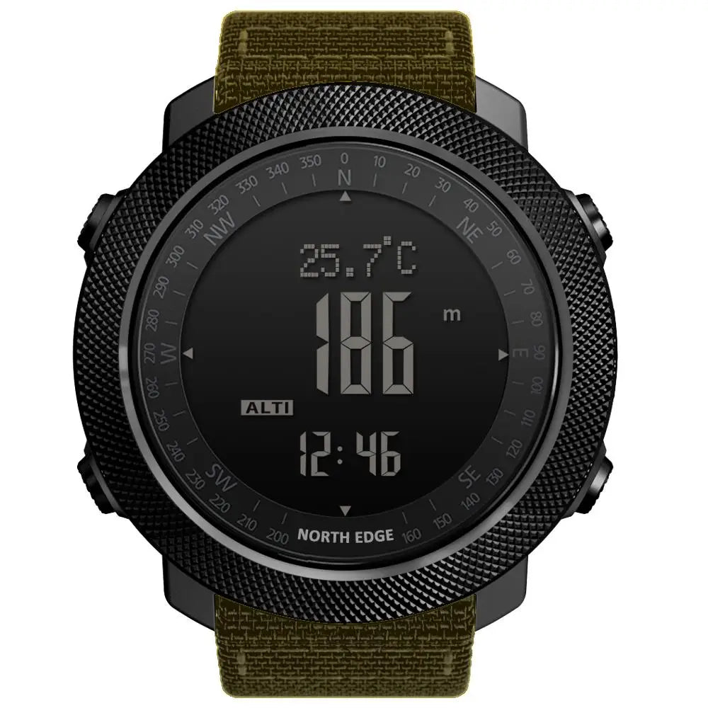 NORTH EDGE Mens Digital Sport Watch Altimeter Barometer Compass
