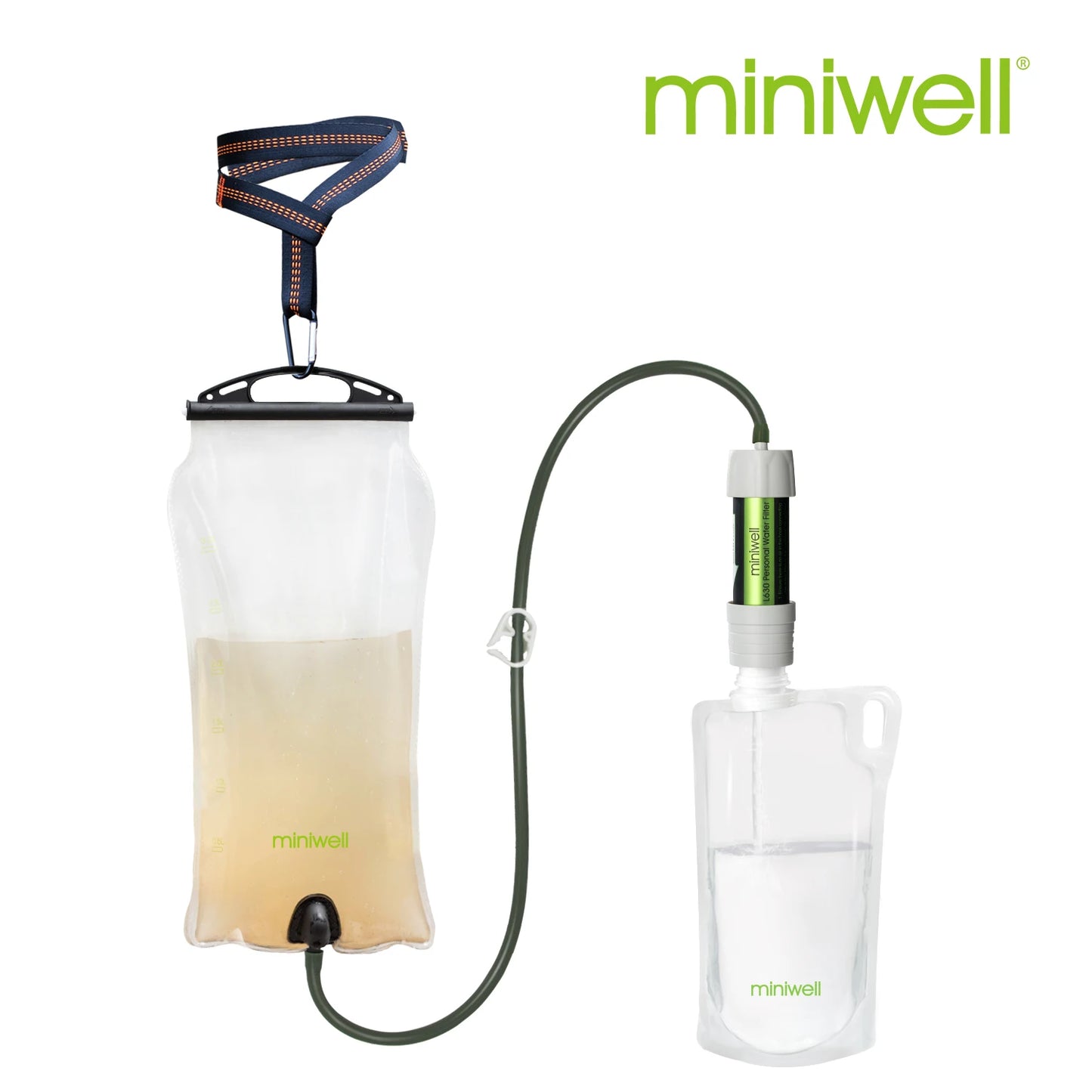 Water Purifier Straw Filter For Hiking And Survival Kit