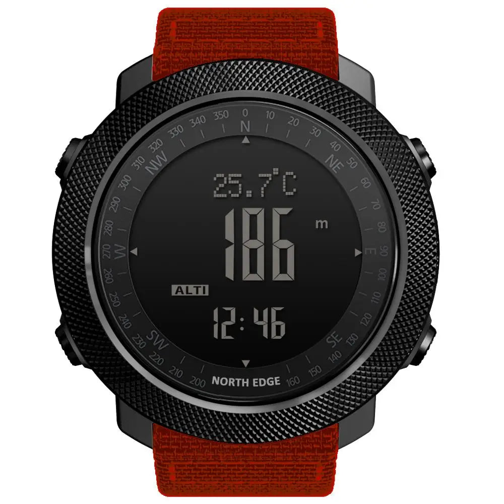 NORTH EDGE Mens Digital Sport Watch Altimeter Barometer Compass