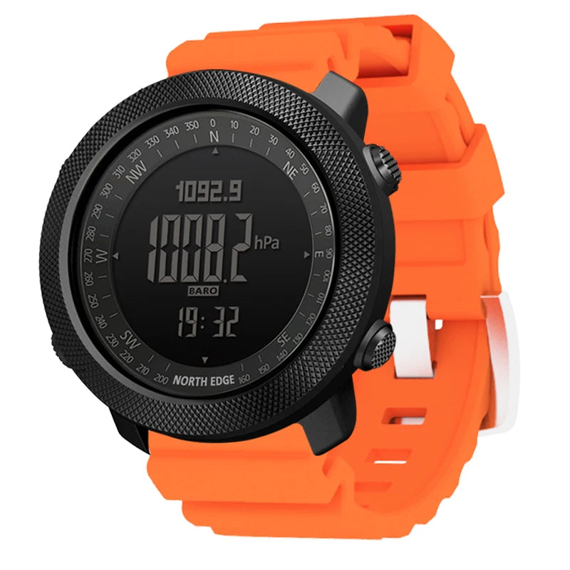 NORTH EDGE Mens Digital Sport Watch Altimeter Barometer Compass