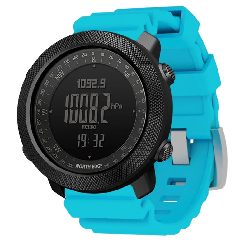 NORTH EDGE Mens Digital Sport Watch Altimeter Barometer Compass