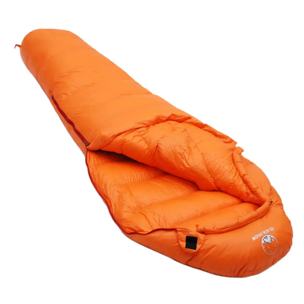 Ultralight Winter Goose Down Mummy Sleeping Bag For Adults