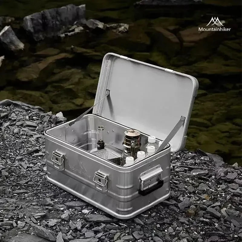 MOUNTAINHIKER Outdoor Aluminum Storage Box For Camping