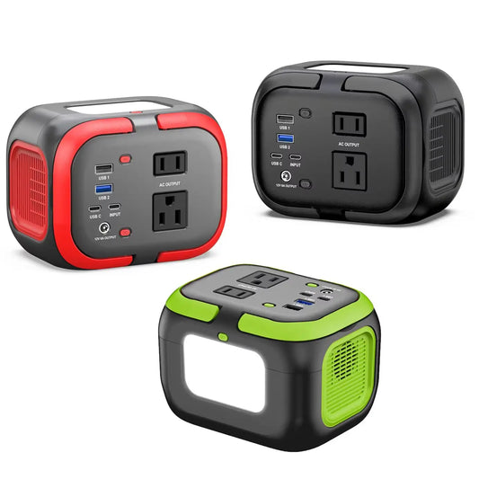 Zerokor 120W Portable Power Station AC Outlet USB C LED