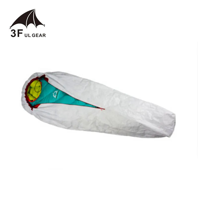 TOPITEMCN Tyvek Waterproof Sleeping Bag Cover Bivy For Camping
