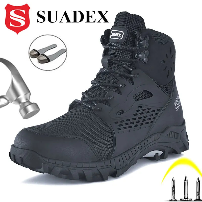 SUADEX S1 Safety Boots With Steel Toe For Industrial Work