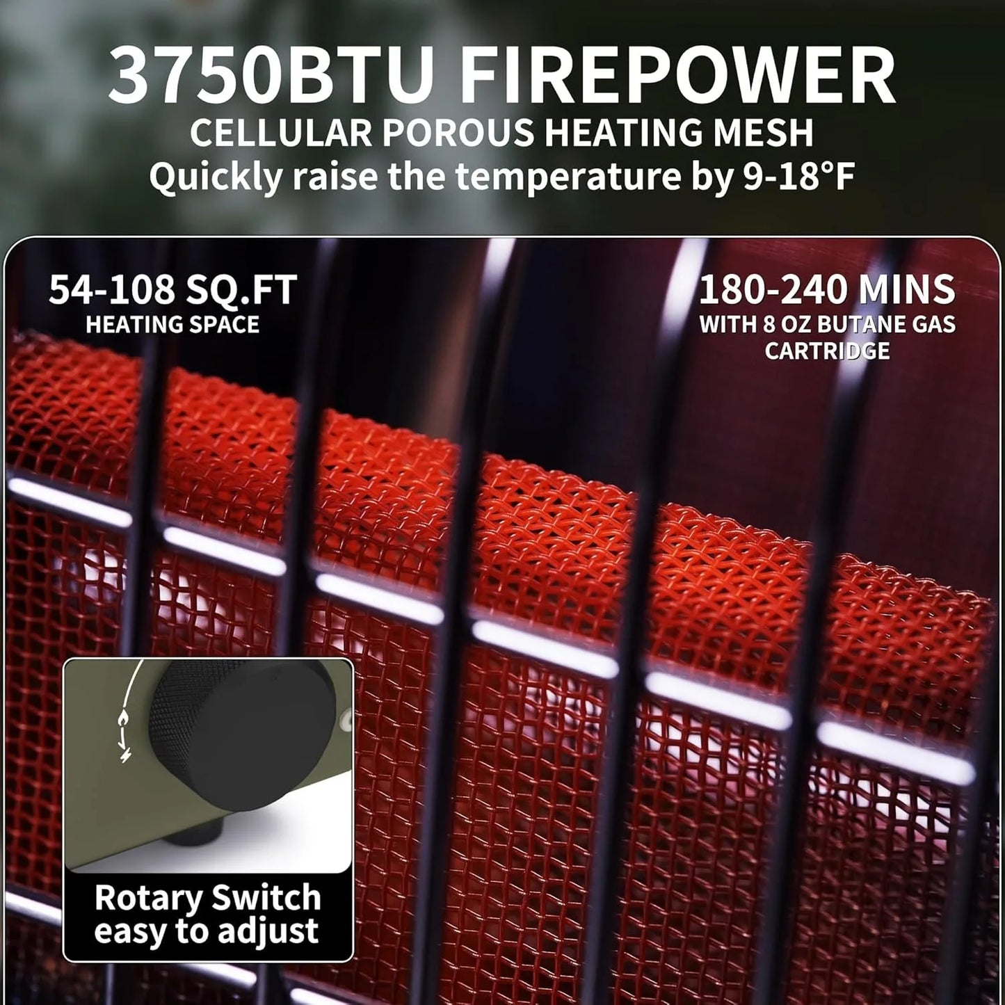 Naturehike Camp Heater Portable Space Heater For Indoor And Outdoor Camping