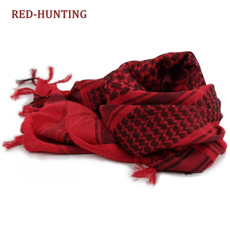 Tactical Keffiyeh Shemagh Arab Scarf Head Wrap Cotton Winter Scarves