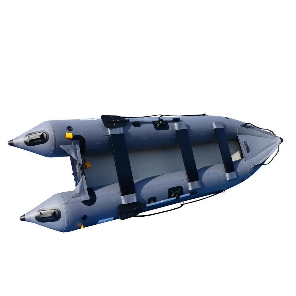 Inflatable Pontoon Boat for Three People Fishing and Kayaking