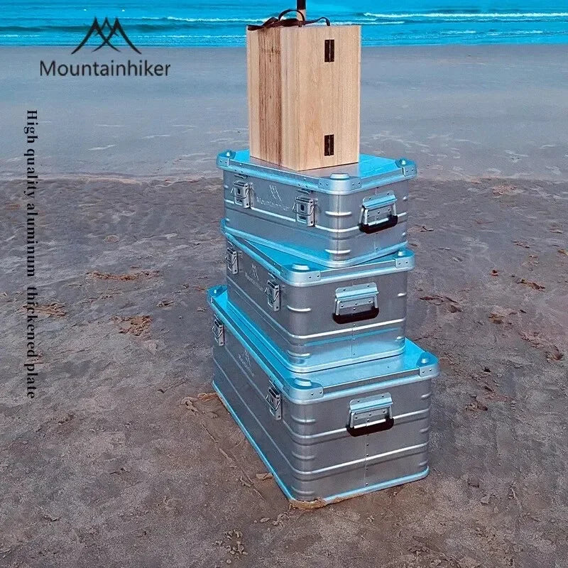 MOUNTAINHIKER Outdoor Aluminum Storage Box For Camping