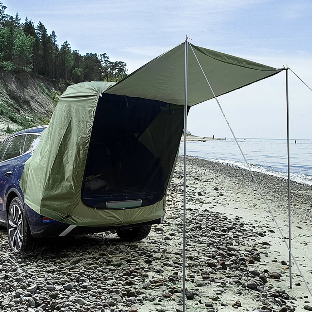 Sonuto SUV Roof Tent Waterproof Camping Tailgate Awning 3-4 Person
