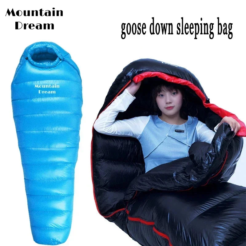 DUTRIEUX ONEAGER Ultralight Goose Down Sleeping Bag Alpine Hiking 800FP