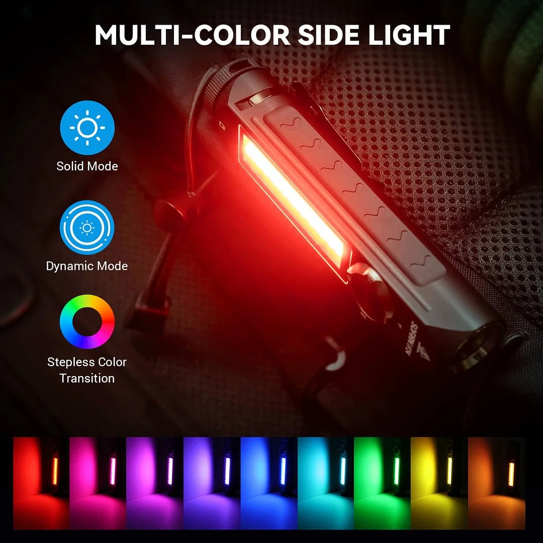 Sofirn IF24 RGB 2000Lm Rechargeable Flashlight With Magnetic Tailcap