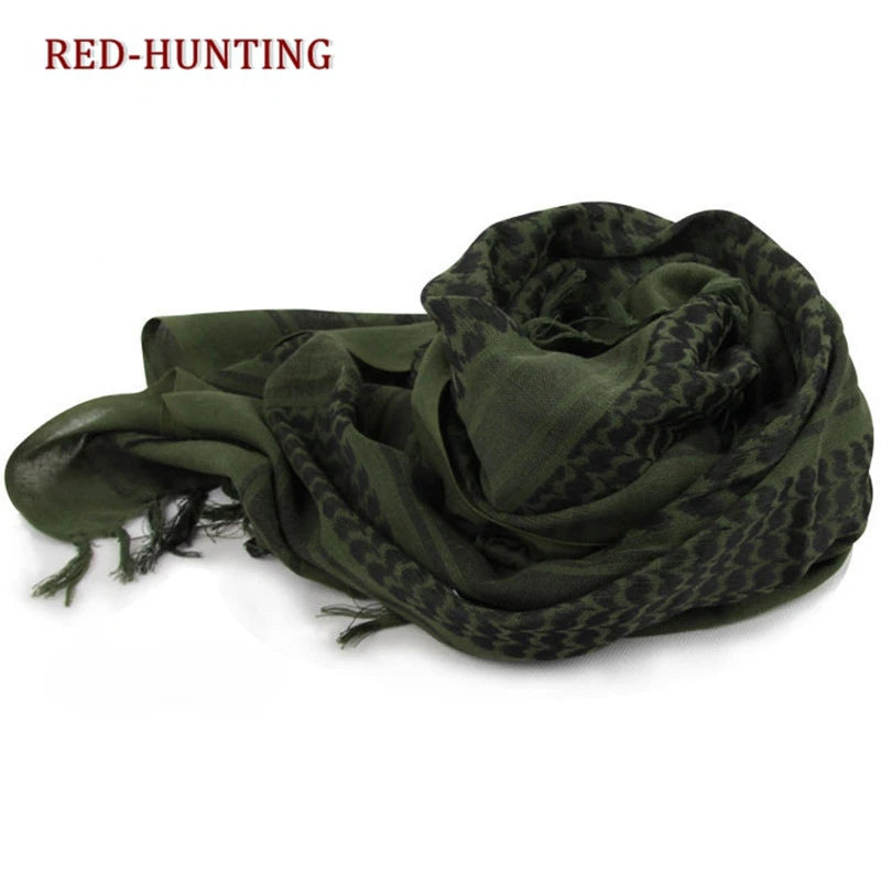 Tactical Keffiyeh Shemagh Arab Scarf Head Wrap Cotton Winter Scarves