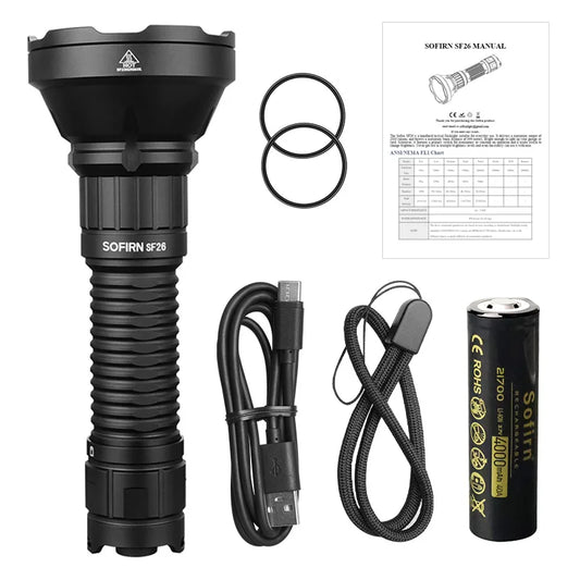 Sofirn SF26 2000 Lumen LED Flashlight With 21700 Battery