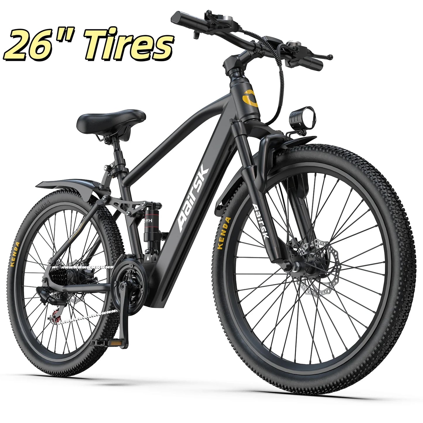EOEOTWO GT900 750W Electric Mountain Bike With Full Suspension UL 2849 Certified