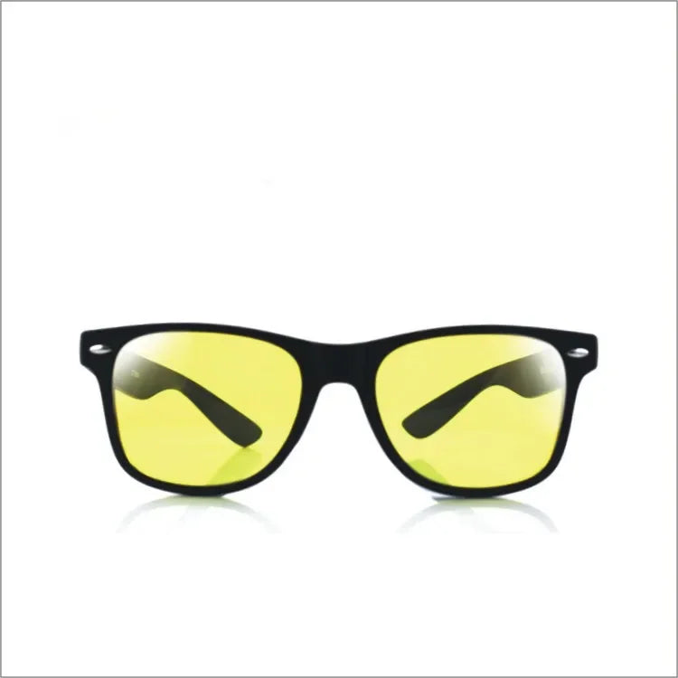 Unisex Square Night Vision Driving Glasses Windproof Anti Glare
