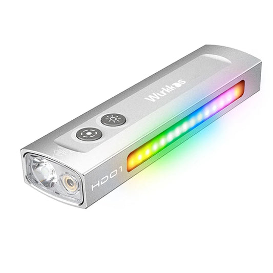 Wurkkos HD01 1200LM Multifunctional Flashlight IP65 RGB For Hiking