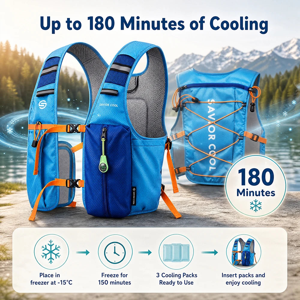 Savior Tactical Cooling Vest With Refrigeration And Water Bladder