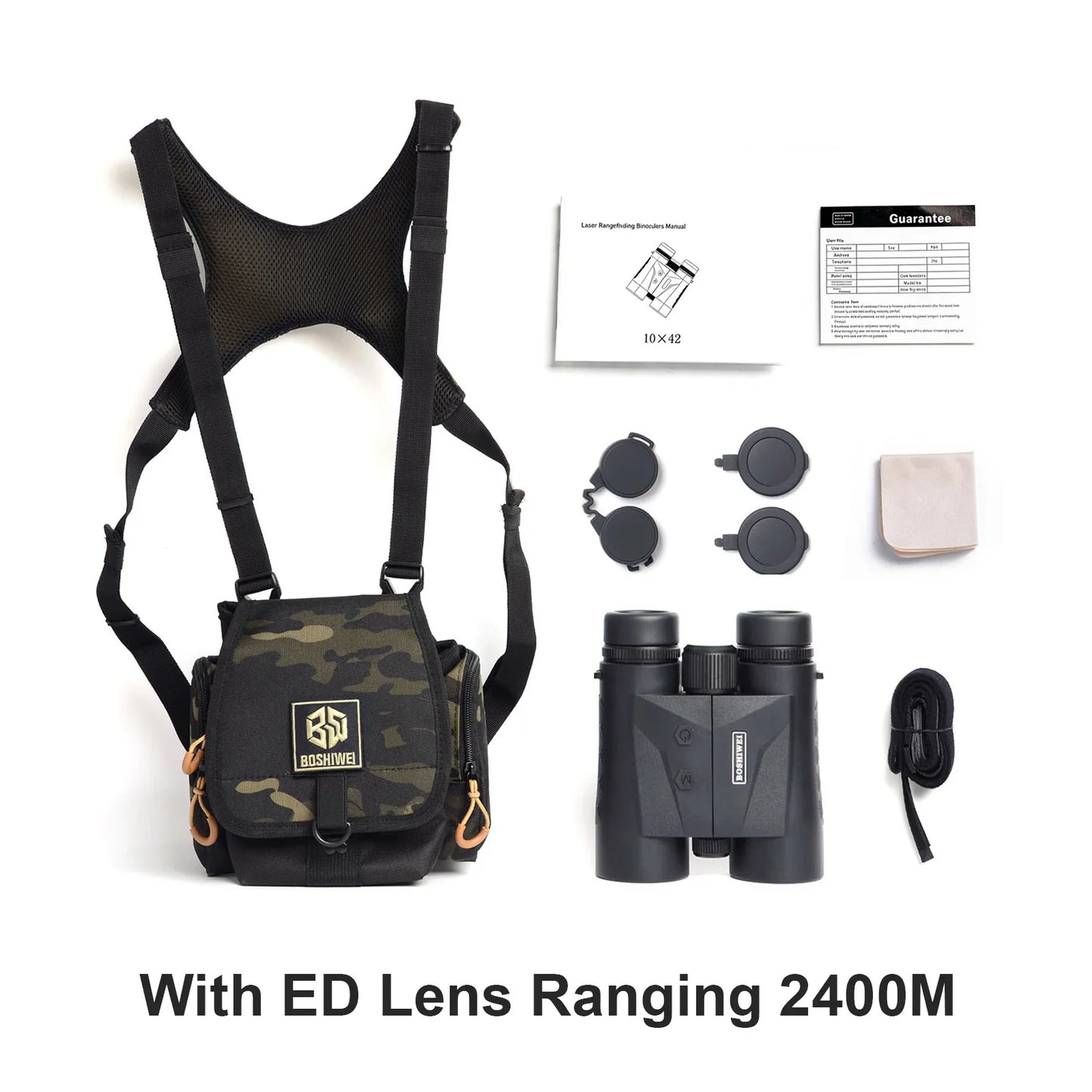 BOSHIWEI Binoculars Laser Rangefinder Waterproof Outdoor